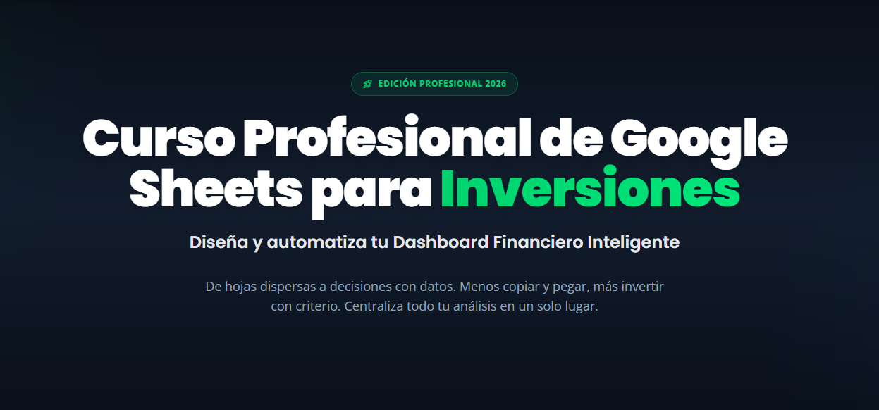 Curso de Google Sheets
